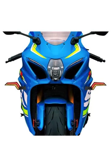 Sarı-kırmızı Renk Motosiklet Sinyal Ledi Takımı Kayar Drl Sinyal Işığı Uyumlu Sarı-kırmızı Renk Motosiklet Sinyal Ledi Takımı Kayar Drl Sinyal Işığı Uyumlu