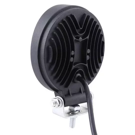 72W Yuvarlak Su Geçirmez DC 12V-24V Off Road Lambası Tekne İş Makinası