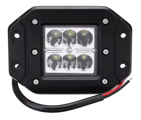 Beyaz 6LED'li Gömme Arka Tampon Bar Spot Off Road Tekne Çalışma Lambası