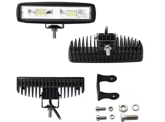 48w 16Led Yatay 12-24v Off Road İş Lambası Beyaz Çalışma Tekne Traktör Araba Işığı 48w 16Led Yatay 12-24v Off Road İş Lambası Beyaz Çalışma Tekne Traktör Araba Işığı