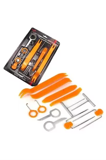 Oto Araç Teyp Radyo Sökme Döşeme Sökme Trim Set 12 Parça Döşeme Tirim