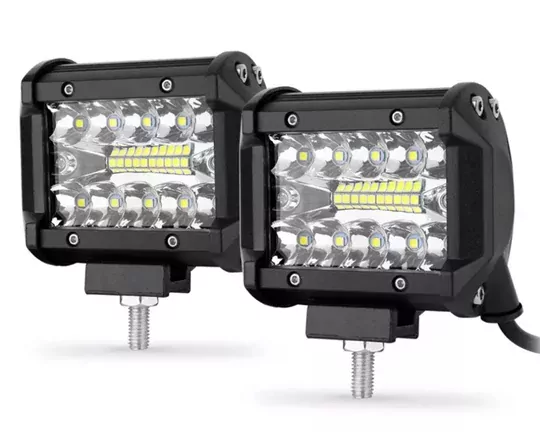 60W Kombo Aydınlatma 20 LED Çalışma Lambası Off Road Motorsiklet