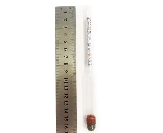 17cm Kısa Form Alkol-Metre Dansimetre 0-100 Derece Alkol Oranı 17cm Kısa Form Alkol-Metre Dansimetre 0-100 Derece Alkol Oranı