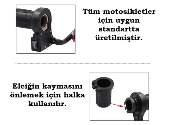 Universal Her Motora Uyumlu - Isıtmalı Elcik Motosiklet Bisiklet El Isıtıcı Universal Her Motora Uyumlu - Isıtmalı Elcik Motosiklet Bisiklet El Isıtıcı