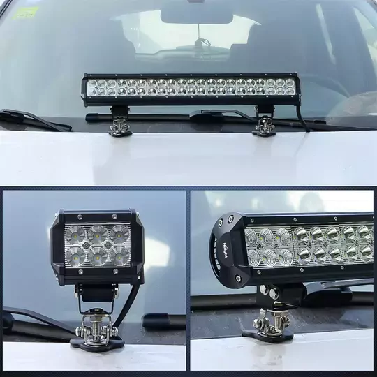 2 Adet Kaput Üstü Led Montaj Ayağı Off Road Led Montaj Aparatı