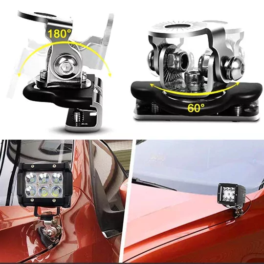 2 Adet Kaput Üstü Led Montaj Ayağı Off Road Led Montaj Aparatı 2 Adet Kaput Üstü Led Montaj Ayağı Off Road Led Montaj Aparatı