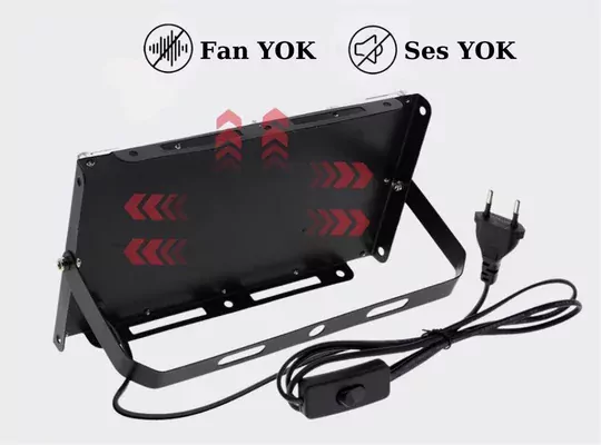 Kumandalı Led Projektör 50w Dış Mekan Reflektör Spot Led Sera Büyük Alan Bitki Yetiştirme Paneli