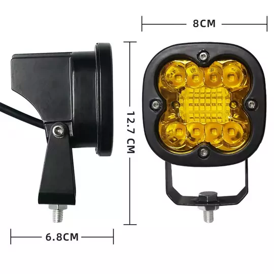 12 Led Sarı 36w Su Geçirmez Off Road Çalışma Tekne Lambası Motosiklet Sis Farı 12/24v 12 Led Sarı 36w Su Geçirmez Off Road Çalışma Tekne Lambası Motosiklet Sis Farı 12/24v