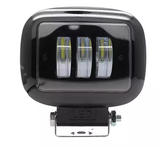 6D Dikdörtgen Off Road Spot Sis Lambası 12Cm 2 LED 20W Çalışma Işığı