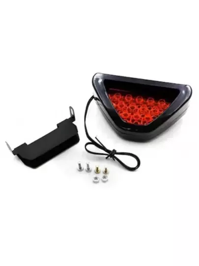 Her Araca Uyumlu F1 Üçgen Arka Fren Lambası Yanar Söner Kırmızı 12 Ledli Her Araca Uyumlu F1 Üçgen Arka Fren Lambası Yanar Söner Kırmızı 12 Ledli