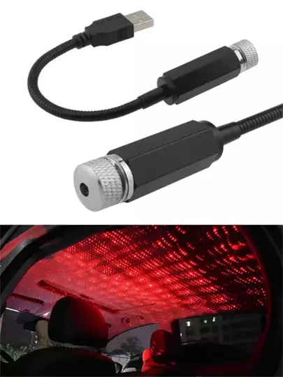 Araç İçi Usb Ayak Altı Tavan Led Aydınlatma Disko Işık Ev Oda Dekorasyon Gece Lambası