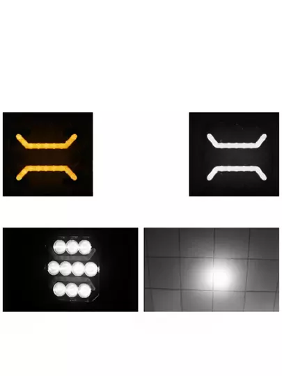 15W Kare 10 Ledli Sis Farı Off Road Çalışma Tekne Lambası 15W Kare 10 Ledli Sis Farı Off Road Çalışma Tekne Lambası