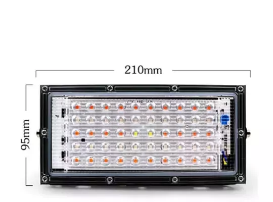 Kumandalı Led Projektör 100w Dış Mekan Reflektör Spot Led Dış Mekan Aydınlatma Paneli Kablolu