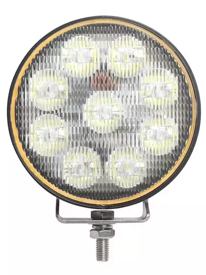 16w Yuvarlak 9 Ledli Kombo Sis Farı Off Road Çalışma Tekne Lambası
