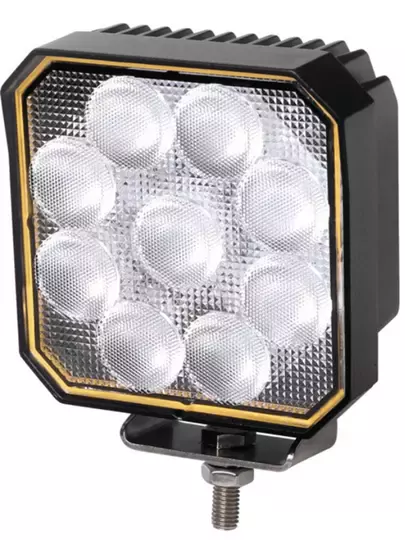 16w Yuvarlak 9 Ledli Kombo Sis Farı Off Road Çalışma Tekne Lambası