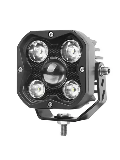 16w Yuvarlak 9 Ledli Kombo Sis Farı Off Road Çalışma Tekne Lambası