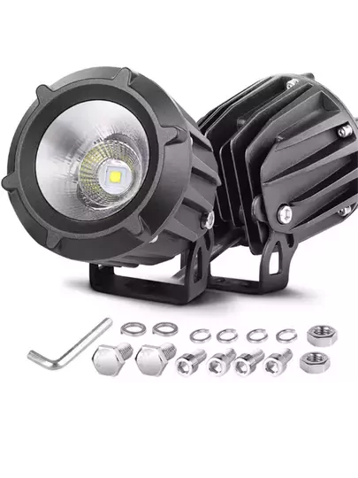 30w Yuvarlak Tek Ledli Sis Farı Off Road Çalışma Tekne Lambası