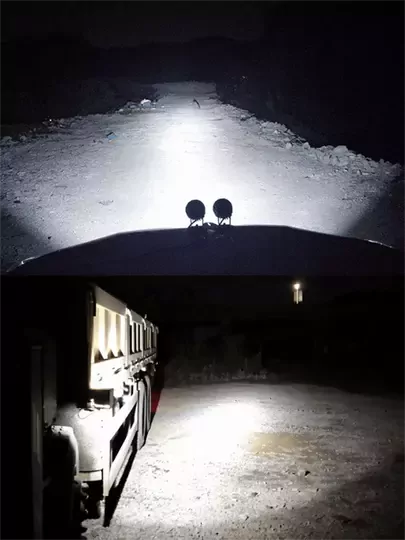 30w Yuvarlak Tek Ledli Sis Farı Off Road Çalışma Tekne Lambası