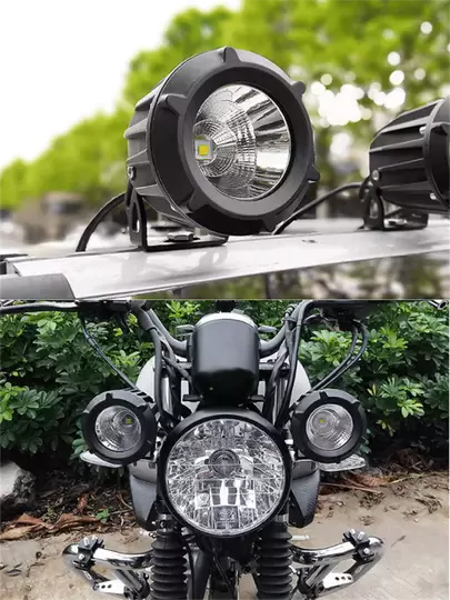 30w Yuvarlak Tek Ledli Sis Farı Off Road Çalışma Tekne Lambası