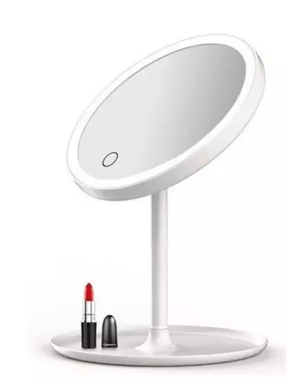 Dokunmatik Led Işıklı Usb Li Yuvarlak Masa Üstü Makyaj Aynası Makyaj Aynası Ledli Dokunmatik Led Işıklı Usb Li Yuvarlak Masa Üstü Makyaj Aynası Makyaj Aynası Ledli