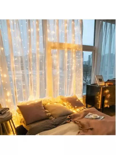 Kumandalı 8 Ayrı Moda Sahip 3 mx3 m 300 Cm X 300 cm Perde Led 10 Saçaklı Gün Işığı Kumandalı 8 Ayrı Moda Sahip 3 mx3 m 300 Cm X 300 cm Perde Led 10 Saçaklı Gün Işığı