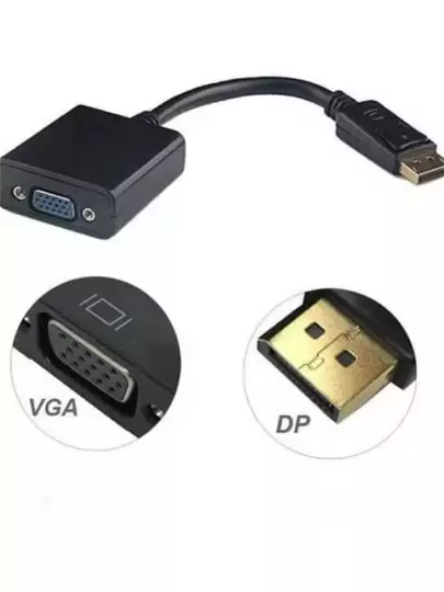Displayport To Vga Çevirici Adaptör Display Port Display Port Dp Vga Pc Dizüstü Hd TV Monitör