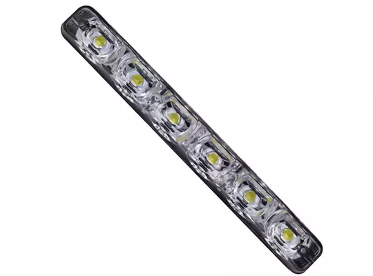 2 Adet Drl 6 Led'li Turuncu Beyaz Işıklı Gündüz Ledi Su Geçirmez
