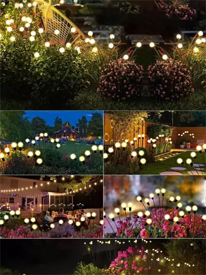 8 Led'li Güneş Enerjili Ateş Böceği Çiçek Lamba Güneş Enerjili Süs Lamba 8 Led'li Güneş Enerjili Ateş Böceği Çiçek Lamba Güneş Enerjili Süs Lamba