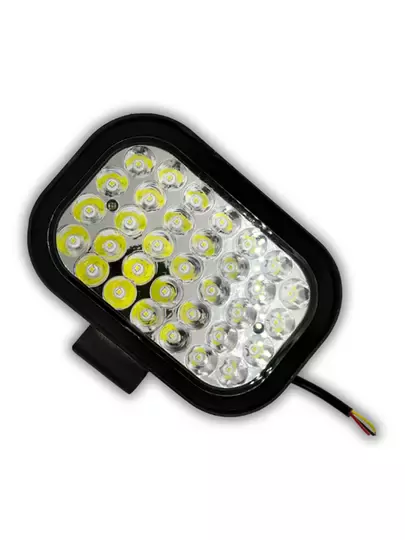 Her Araca Uyumlu 33 Ledli Beyaz Işıklı Sis Farı Off Road Tekne Çalışma Lambası