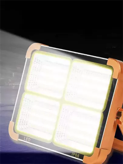 Güneş Enerjili Solar Şarj Edilebilir Taşınabilir USB Li 4 Bölme Led li Panel