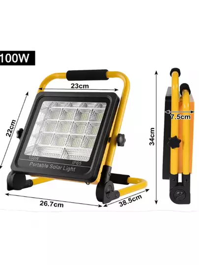 Güneş Enerjili Solar Şarj Edilebilir 4 Modlu Acil Durum Led Paneli