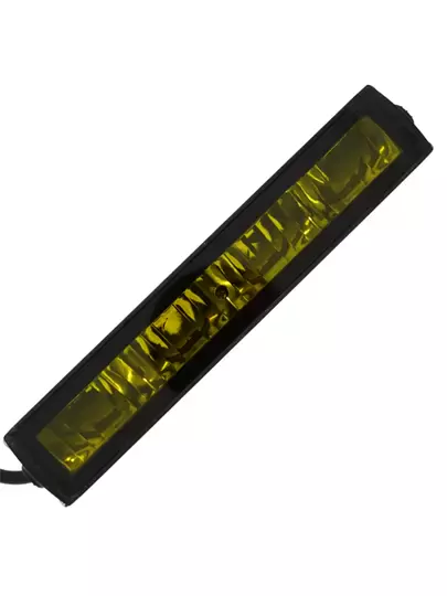 40w Düz Universal Sarı Cam Uzun Sis Lambası Led Bar 4 Led