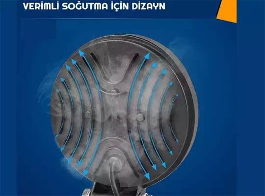 3 Modlu 12-24v Yuvarlak Off Road Tekne Çalışma Lambası 3 Modlu 12-24v Yuvarlak Off Road Tekne Çalışma Lambası