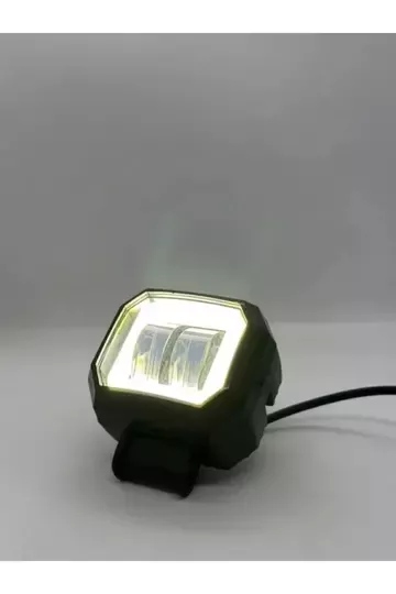 6D Dikdörtgen Off Road Spot Sis Lambası 12Cm 3 LED 20W Çalışma Işığı