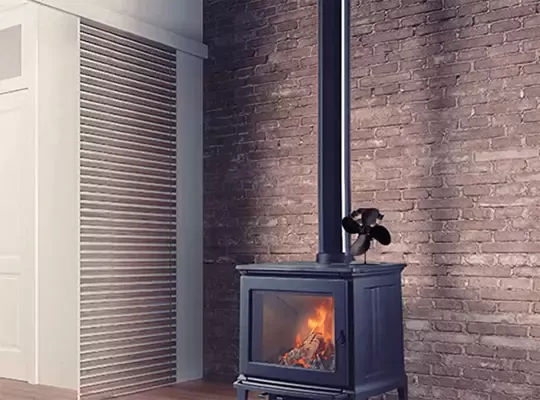 4 Bıçaklı Isı Enerjili Fanı Ultra Sessiz Şömine Soba Fırın Verimli Isı Dağıtım Fanı 4 Bıçaklı Isı Enerjili Fanı Ultra Sessiz Şömine Soba Fırın Verimli Isı Dağıtım Fanı