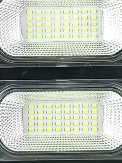 Dikdörtgen Solar Güneş Enerjili Uzaktan Kumandalı Led Bahçe Dekor Aydınlatması Sokak Lambası