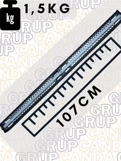 Led Bar Turuncu - Beyaz Işık Yayıcı Uzun Off Road Tekne Iş Makinesi Sis Farı 107cm