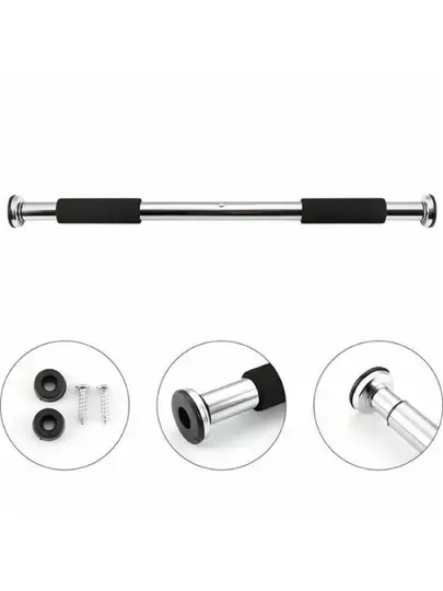 Koridor Kapı Barfiksi Barfix Aleti Çubuğu Çekme Barı 60-100 cm Demiri Bar