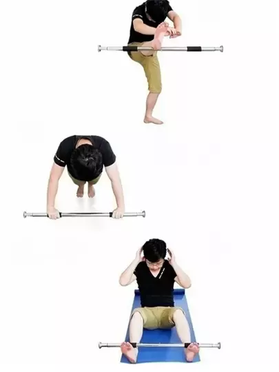 Koridor Kapı Barfiksi Barfix Aleti Çubuğu Çekme Barı 60-100 cm Demiri Bar