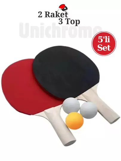 Advance Masa Tenisi Seti - 2 Masa Tenisi Raketi + 3 Pinpon Topu