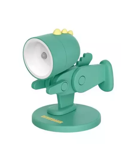 Mini Yeşil Led Gece Lambası Sevimli Dinazor Çocuklar Yatak Odası Başucu Oyuncak Masa Lambası