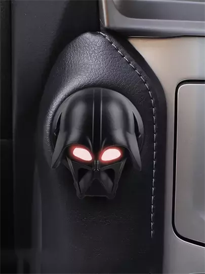 Start Stop Çerçevesi Koruyucu Kapak Metal Darth Vader Siyah