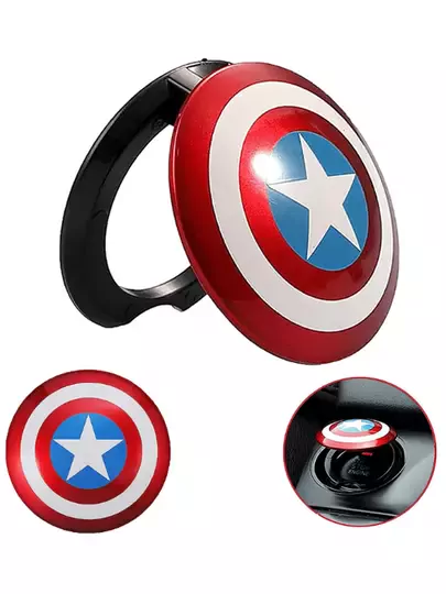 Start Stop Çerçevesi Koruyucu Kapak Metal Kaptan Amerika