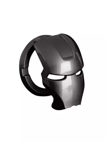 Start Stop Çerçevesi Koruyucu Kapak Metal Iron Man Siyah