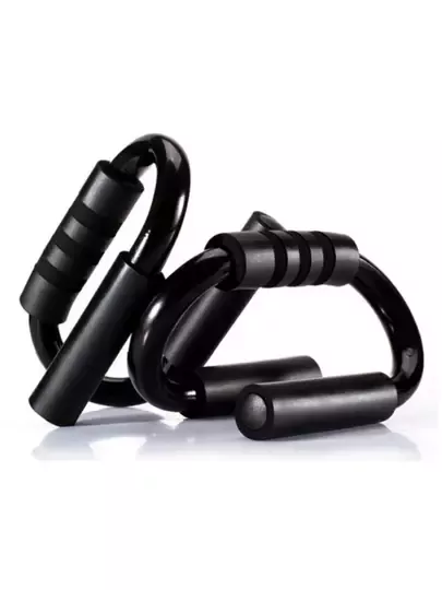 Siyah Push Up Stands Profesyonel Şınav Karın Kası Egzersiz Spor Aleti
