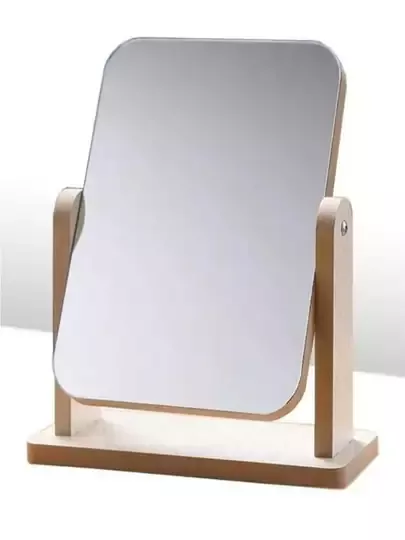 El Aynası Masa Aynası Makyaj Aynası Ayarlanabilir Kare Makeup Mirror 22cm