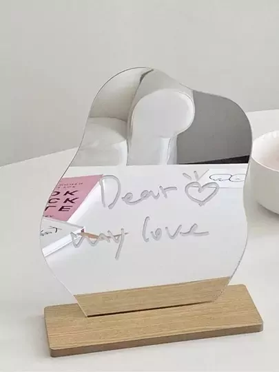 23 Cm X 19 Cm Düzensiz Estetik Makyaj Aynası Çerçevesiz, Dekoratif Masa Üstü Ayna Yatak Odası 23 Cm X 19 Cm Düzensiz Estetik Makyaj Aynası Çerçevesiz, Dekoratif Masa Üstü Ayna Yatak Odası
