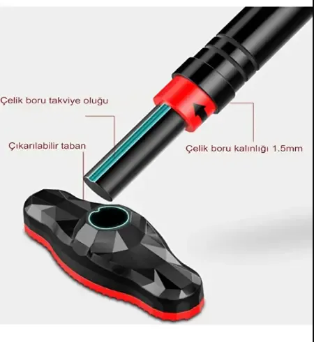 Yeni Nesil 95-125cm Koridor Barfiksi Barfix Aleti Çubuğu Çekme Barı Demiri Bar