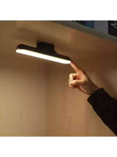 Dokunmatik Şarjlı Led Işık Usb Şarjlı Kablosuz Mıknatıslı Led Lamba Siyah Kasa 3 Farklı Işık Rengi Dokunmatik Şarjlı Led Işık Usb Şarjlı Kablosuz Mıknatıslı Led Lamba Siyah Kasa 3 Farklı Işık Rengi