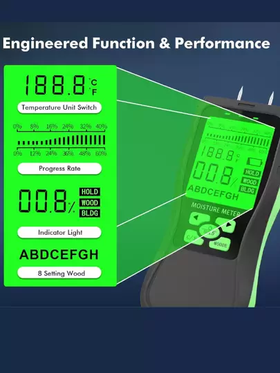 Endüstriyel Dijital Ahşap Nemi Ölçer Endüstriyel Dijital Ahşap Nemi Ölçer